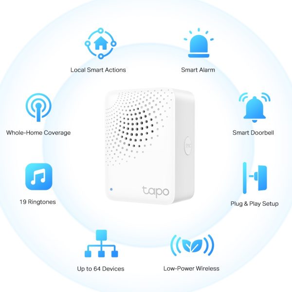 TP-LINK Tapo H100 v1.2 Smart Hub Λευκό - Image 2