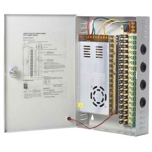 Switching Τροφοδοτικό CCTV 18 καμερών ANGA CP1209-30A-18 12VDC 30A 360Watt