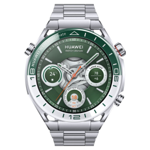 Huawei Watch Ultimate Ceramic Αδιάβροχο με Παλμογράφο Πράσινο (55020DRK)