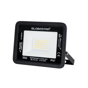 GloboStar Atlas Στεγανός Προβολέας LED 30W Φυσικό Λευκό 4500K IP67 (61417)