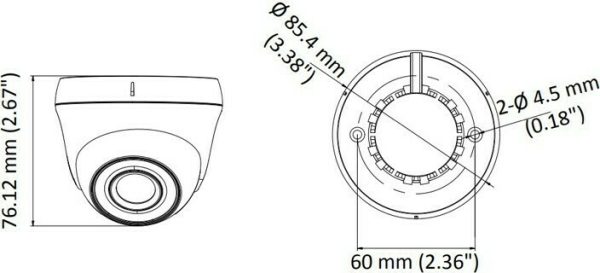 HIKVISION HiWatch HWT-T120-P 2.8mm Κάμερα Dome Πλαστική IP67,1080p - Image 3