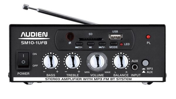 Audien SM10-IUFB Mini Hi-Fi Ενισχυτής Ισχύος 2x 25Wrms, 12VDC Και 220VAC - Image 2