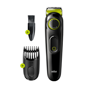 Braun BeardTrimmer 3 Επαναφορτιζόμενη Κουρευτική Μηχανή Μαύρη BT3221