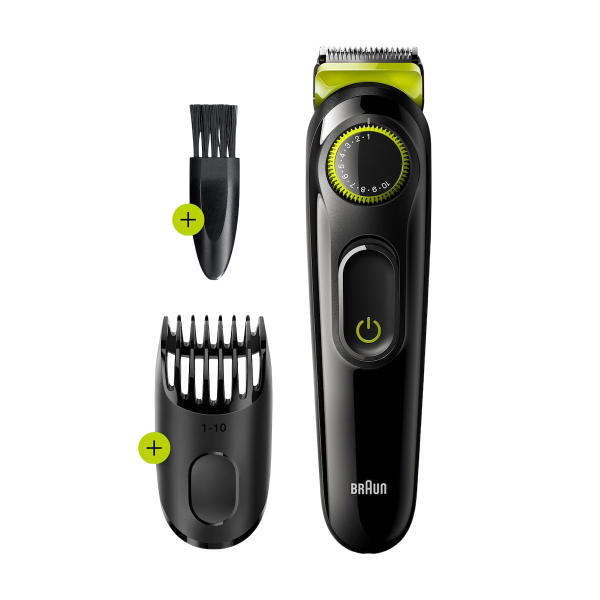 Braun BeardTrimmer 3 Επαναφορτιζόμενη Κουρευτική Μηχανή Μαύρη BT3221